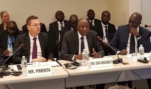 Gon Coulibaly salue l’engagement de la BM et de la BAD à soutenir l’industrie cacaoyère en Côte d’Ivoire et au Ghana