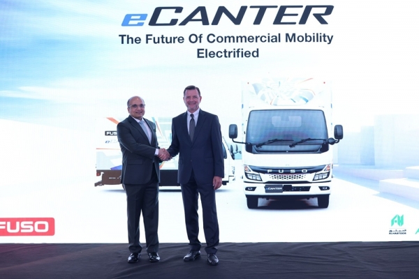 Mitsubishi Fuso lance le nouvel eCanter 100% &eacute;lectrique aux &Eacute;mirats arabes unis