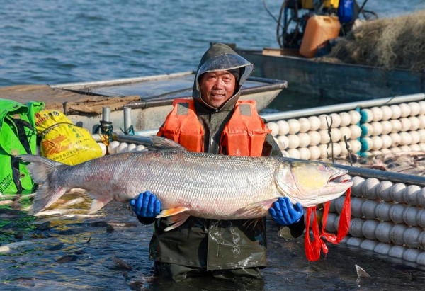 P&ecirc;che hivernale dans l'est de la Chine
